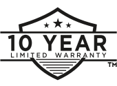 10-year limited warranty